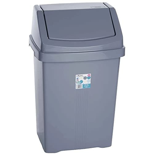 Image of Wham Casa 50L Swing Bin (Silver 2)