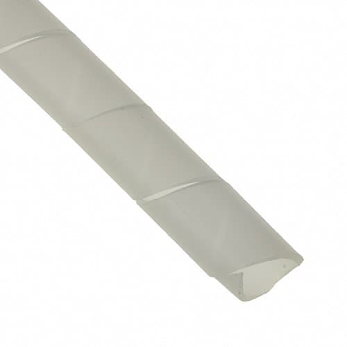 Image of Cable-Core Spiral Binding - WHITE NATURAL Cable Tidy Wrap 6mm x 1m