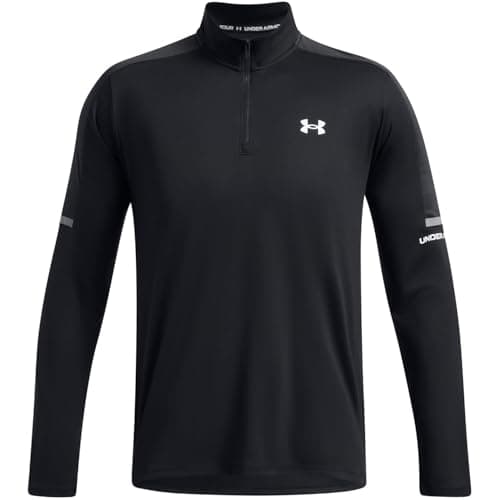 Image of Under Armour Mens Tech Quarter Zip Top Black L