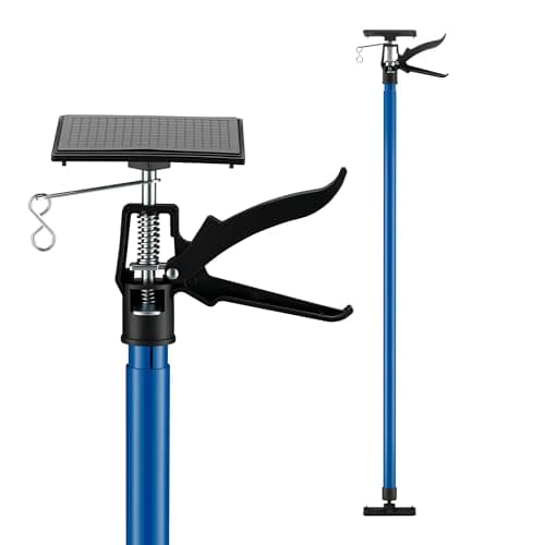 Image of Wiltec Adjustable Telescopic Prop 115-290 cm max. 30 kg, Mounting Support for Walls, Ceilings and Door Frames One-Handed Operation Plasterboard Prop, Support Rod