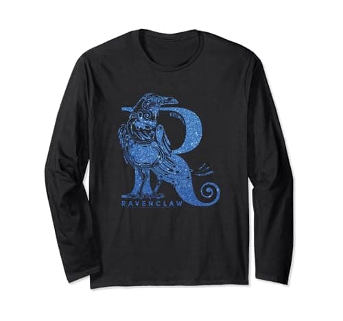 Image of Harry Potter Ravenclaw Glitter Long Sleeve T-Shirt