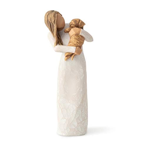 Image of Willow Tree Adorable You Golden Dog Figurine
