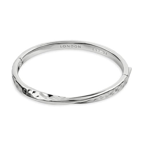 Image of RADLEY Silver Plated Hammer Effect Bangle