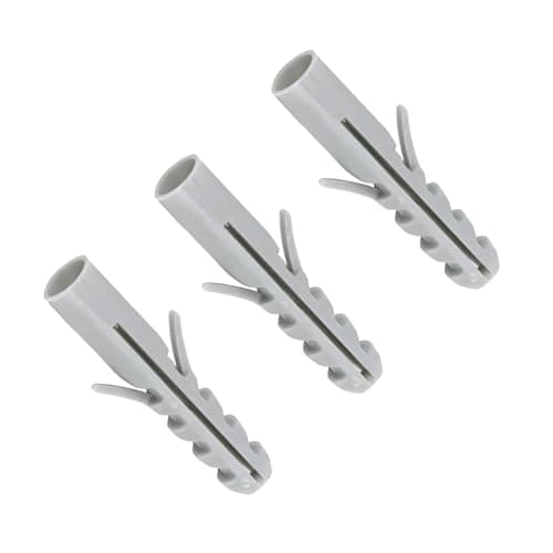 Image of TERF® M12 X 60mm Nylon Wall Plug M12(12mm) X 60mm Expansion Rimless Plug Anchor For Fixing Screws Securely into Drywall Concrete Stone Bricks Hardened Material - Pack of 50