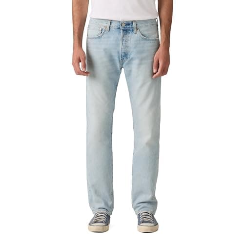 Image of Levi's 501 Levisoriginal Fit Jeans, Texas Wrinkles, 36W / 34L Mens