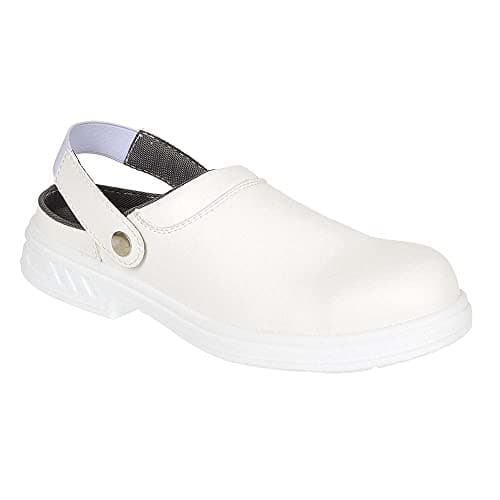 Image of Portwest Steelite Safety Clog SB AE WRU, Size: 42, Colour: White, FW82WHR42
