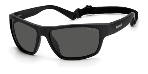 Image of Polarois Sport Pld 7037/s 807/M9 BLACK Sunglasses Unisex Propionate, Standard, 60