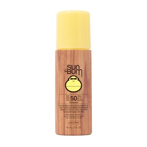 Image of Sun Bum Original SPF 50 Roll-On Sunscreen Body Lotion - Broad Spectrum Moisturizing Sunscreen with Vitamin E - Hawaii 104 Act Compliant (Made without Octinoxate & Oxybenzone) - Travel Size - 88 mL