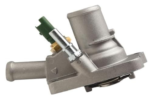 Image of Coolant Thermostat Housing Metal Plastic for Fiat for 500 for Panda for Punto for Doblo for Alfa for Mito 1.2 1.4 0.9 Silver 55202176 55194029 OEM