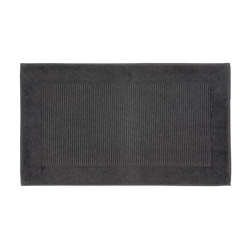 Image of Christy Supreme Bath Mat | 100% Cotton | Super Soft and Plush | Dry Quickly Shower Mat | Heavyweight 1000 GSM | Graphite