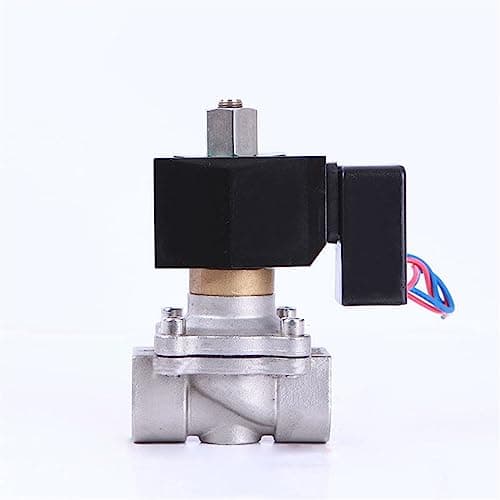 Image of KWQNPHTRN 3/4" Stainless Steel Non Solenoid Valve Waterproof Normally Open Solenoid Valve With LED Power Indicator 24V 12V 220V 110V(BSP-240VAC)