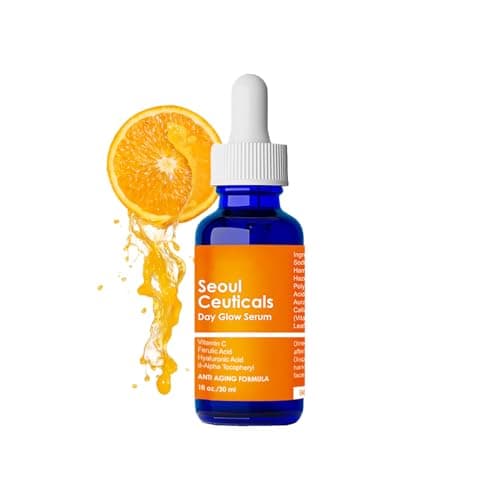 Image of Korean Skin Care 20% Vitamin C Serum for Face - Anti Aging & Dark Spot Correcting Glow Serum with Hyaluronic Acid, Vit E - Hydrating Face Serum for Women - Reduce Wrinkles & Pores - 30ml
