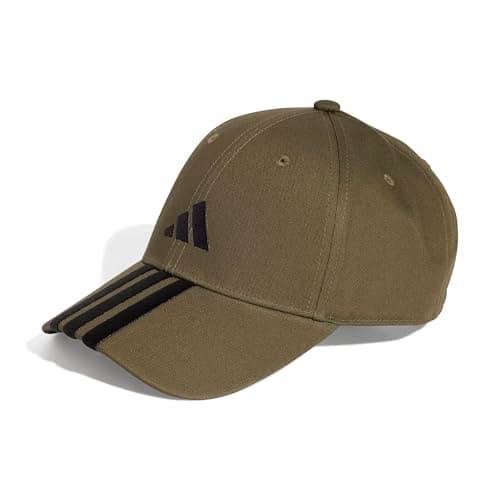 Image of adidas Unisex Bball 3S Cap NEW Logo, Olive strata/Black, XXS