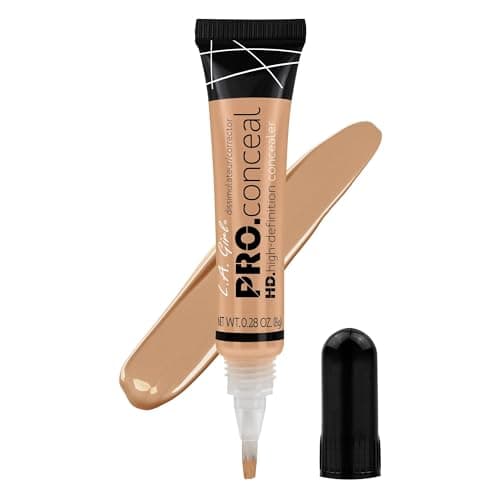 Image of L.A. Girl PRO.Conceal HD High Definition Concealer, Light Tan 8g - Creamy Blendable Formula for Flawless Coverage, Colour Correcting & Highlighting