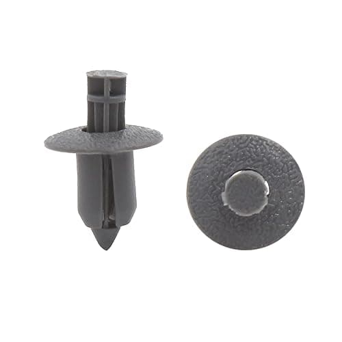 Image of sourcingmap 30Pcs 8mm Hole Plastic Push Type Rivet Fastener Door Bumper Pin Clip