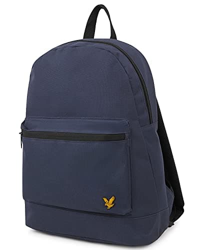 Image of Lyle & Scott Unisex Branded Lightweight Rucksack - Navy - One Size