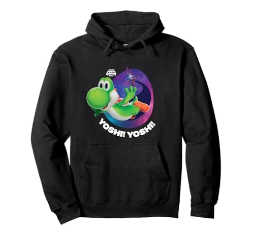 Image of The Super Mario Galaxy Movie Yoshi Soars Pullover Hoodie