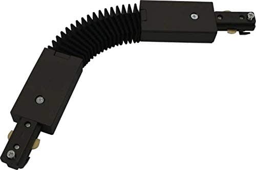 Image of 230V Single Circuit Track Flexible Connector Black