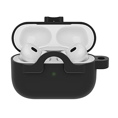 Image of OtterBox Soft Touch Headphone Case for AirPods Pro (1st gen / 2nd gen) & AirPods Pro 2 Shockproof, Drop proof, Ultra-Slim, Scratch and Scuff Protective Case for Apple AirPods, Black