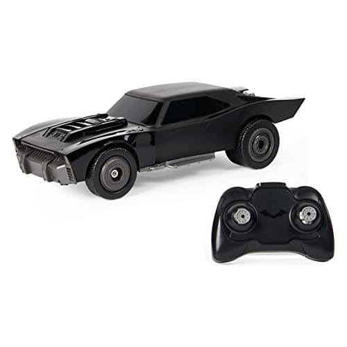 Image of DC Comics, The Batman Batmobile Remote Control Car with Official Batman Movie Styling, Kids Toys for Boys and Girls Ages 4 and Up