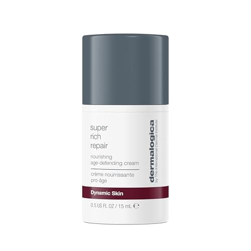 Image of Dermalogica Super Rich Repair Moisturiser - Nourishes Chronically Dry Skin, Insulates Skin Against Extreme Environmental Elements, Fortified with Allantoin to Help Soothe All Skin Types, 15ml