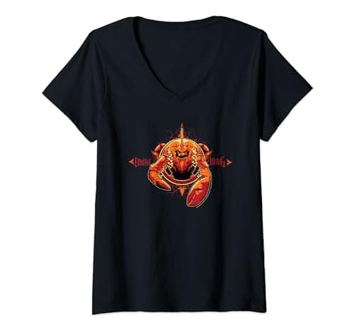 Image of Womens Aquaman Movie Brine King V-Neck T-Shirt