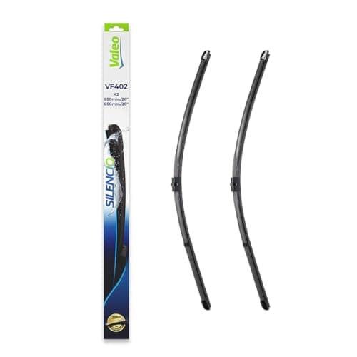 Image of VALEO Silencio Wiper - VF402 - Kit of High Performance, Superior Road Visibility, Easy Installation Original Flat Blades 650mm/650mm - Front - Set of 2 Wiper Blades - 574311