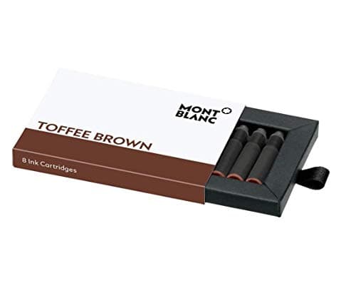 Image of Montblanc INK CART TOFFEE BROWN 1PACK=8CART PF BRAND