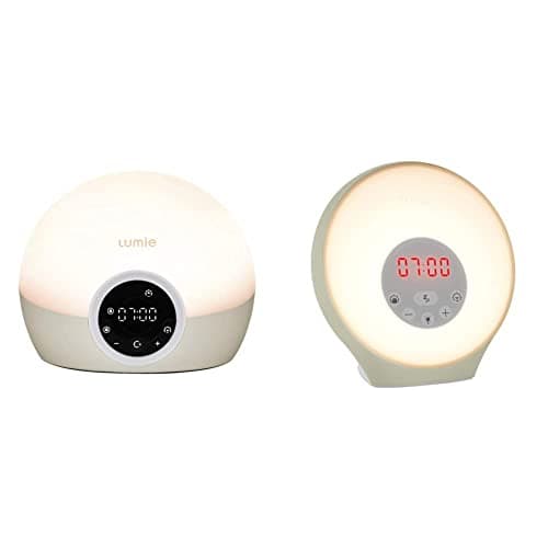 Image of Lumie Bodyclock Spark 100 - Wake-up Light Alarm Clock with Sleep Sunset & Sunrise Alarm - Sunrise Wake-up Alarm, Sunset Sleep Feature, Sounds & Mood Lighting