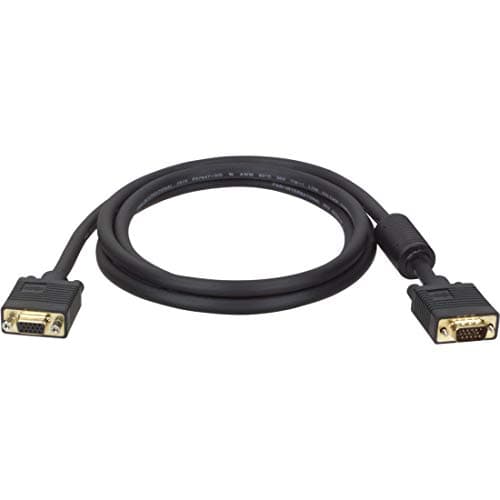 Image of Tripp Lite VGA SVGA RBG Coax Monitor Extension Cable High Resolution HD15 1080p, M/F, 3.05 m (P500-010)