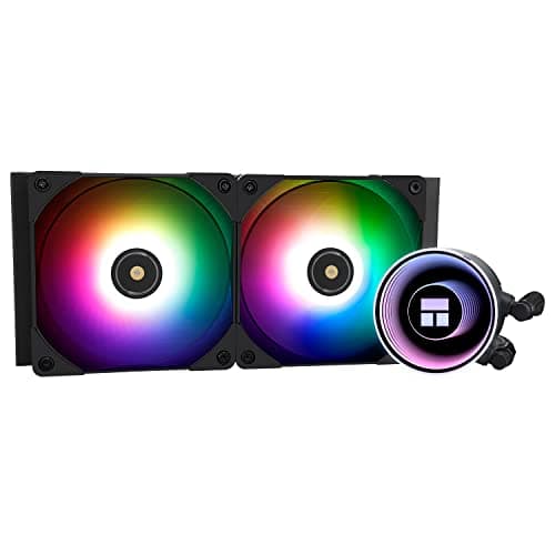 Image of Thermalright Frozen Notte 240 Black ARGB V2 Water Cooling CPU Cooler, 240 Black CPU Cooler Specifications, 2 PWM Fans, S-FDB Bearings, Suitable for AMD:AM4/AM5, Intel LGA 1700/1851/1150/1151/1200/2011