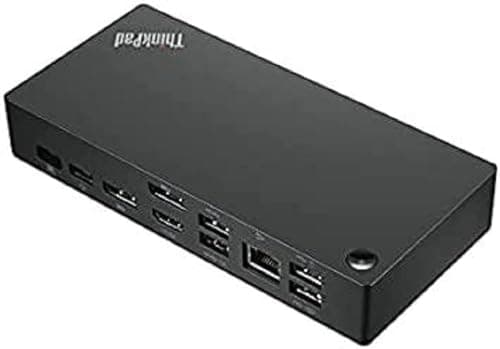 Image of LENOVO - OPTION MOBILE THINKPAD UNIVERSAL USB-C DOCK - UK black
