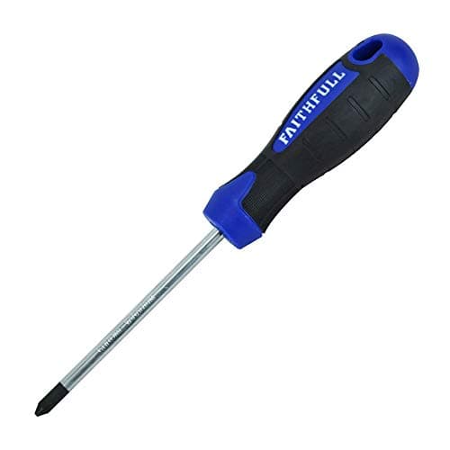 Image of Faithfull FAISDPH2 Soft-Grip Screwdriver Phillips PH2 x 100mm