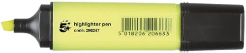 Image of 5 Star Office Highlighter Chisel Tip 1-5mm Line Yellow [Pack 12]