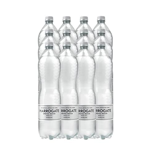 Image of Harrogate Spring Bottled Water Sparkling 1.5L PET Silver Label/Cap (Pack of 12) P150122C