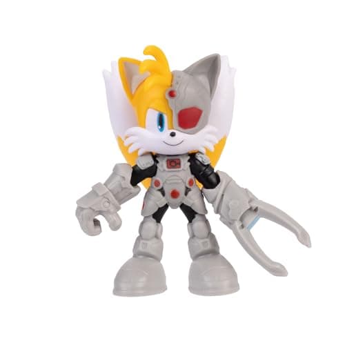 Image of DC x Sonic Tails as Cyborg 2.5" / 6.35cm Action Figure, Officially Licensed by Jakks Pacific, Highly Articulated and Detailed Design, Collector's Packaging