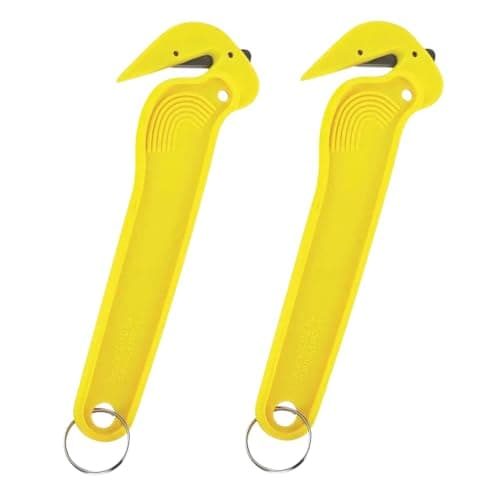 Image of Yellow Box Cutter, Cutter, Box Cutter, Cardboard Cutter, Warehouse, Box Opener, (Set of 2)