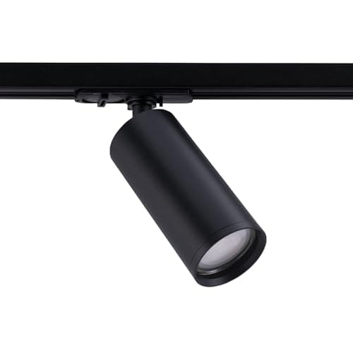 Image of Ledvion - LED Track Spotlight, 1-Phase, Spot Light Only, Black, 1 Spotlight, Ceiling Lights, gu10 led Bulbs, Kitchen Lights Ceiling, Extendable & Flexible