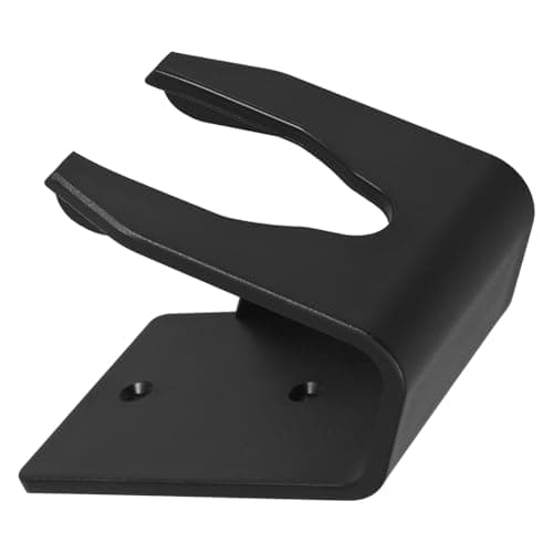 Image of PHENOFICE Universal Barcode Scanner Holder Bracket with Adjustable Design, Black Plastic Stand Compatible with Most Barcode Scanners for Office and Retail Use