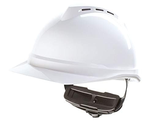 Image of MSA V-GARD 500 Vented Safety Helmet Hard Hat MSAGV4 Colour=White