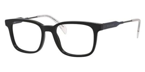 Image of Tommy Hilfiger TH1351 JW9 BLACK MATT DARK RUTHENIUM BLUE 50/18/145 MAN Eyewear Frame
