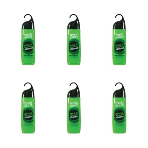 Image of Fresh Start Mint and Cucumber Shower Gel, 400ml, Pack of 6