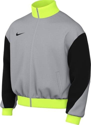 Image of NIKE FD7681-013 Dri-FIT Academy Pro 24 Track Jacket K Jacket Men's WOLF GREY/BLACK/VOLT/BLACK Size S