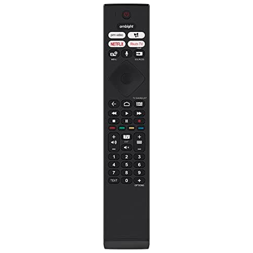 Image of VINABTY 398GM10BEPHN0040SY Replace Voice Remote Control Fit for Philips 4K UHD LED Android TVs 48OLED806/12 48OLED936/12 55OLED806/12 65OLED806/12 65OLED936/12
