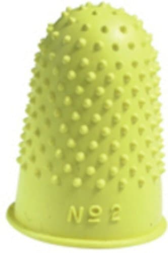 Image of Q-Connect Thimblettes Size2 Yellow [per Pack: 12]