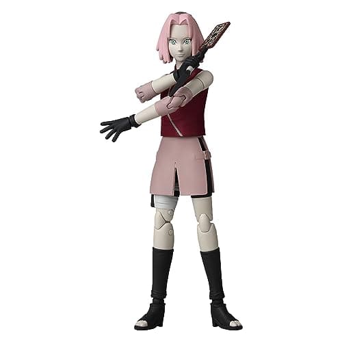 Image of BANDAI Anime Heroes Naruto Haruno Sakura Action Figure