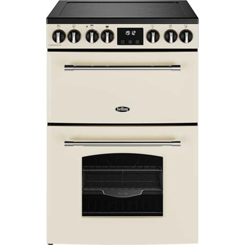 Image of Belling Farmhouse 60E 60cm Electric Cooker with Ceramic Hob - Cream - A/A Rated