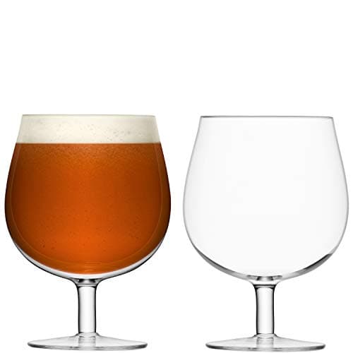 Image of LSA International Bar Craft Beer Glass 550ml Clear | Set of 2 | Mouthblown & Handmade Glass | BR33