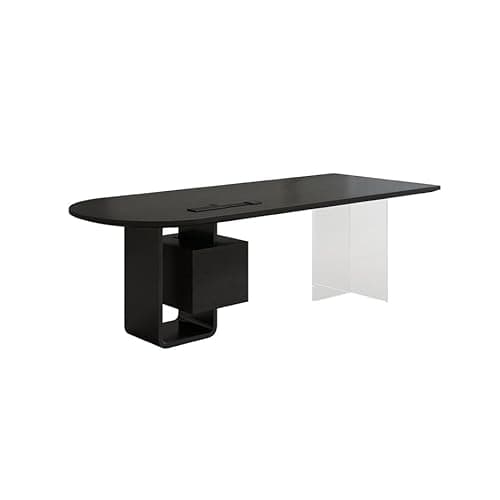 Image of GFHTRELY Computer Desk Modern Small Young Boss General Manager Office Solid Wood Workbench, Simple Medical Beauty Consultation Table, Suitable For Business And Home Gaming Table(180x80x75cm)