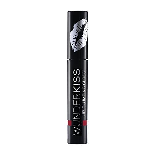 Image of WUNDERBROW LIPS Makeup Lip Plumping Lip Gloss Cherry Red With Collagen and Hyaluronic Acid For Natural Glossy Plumper Lips, Wunderkiss